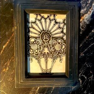 Profits Go to Ohio Suicide Awareness 🖤 Black Framed Illustration Style Wall Art